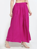 TAG 7 Women Flared Regular Palazzos