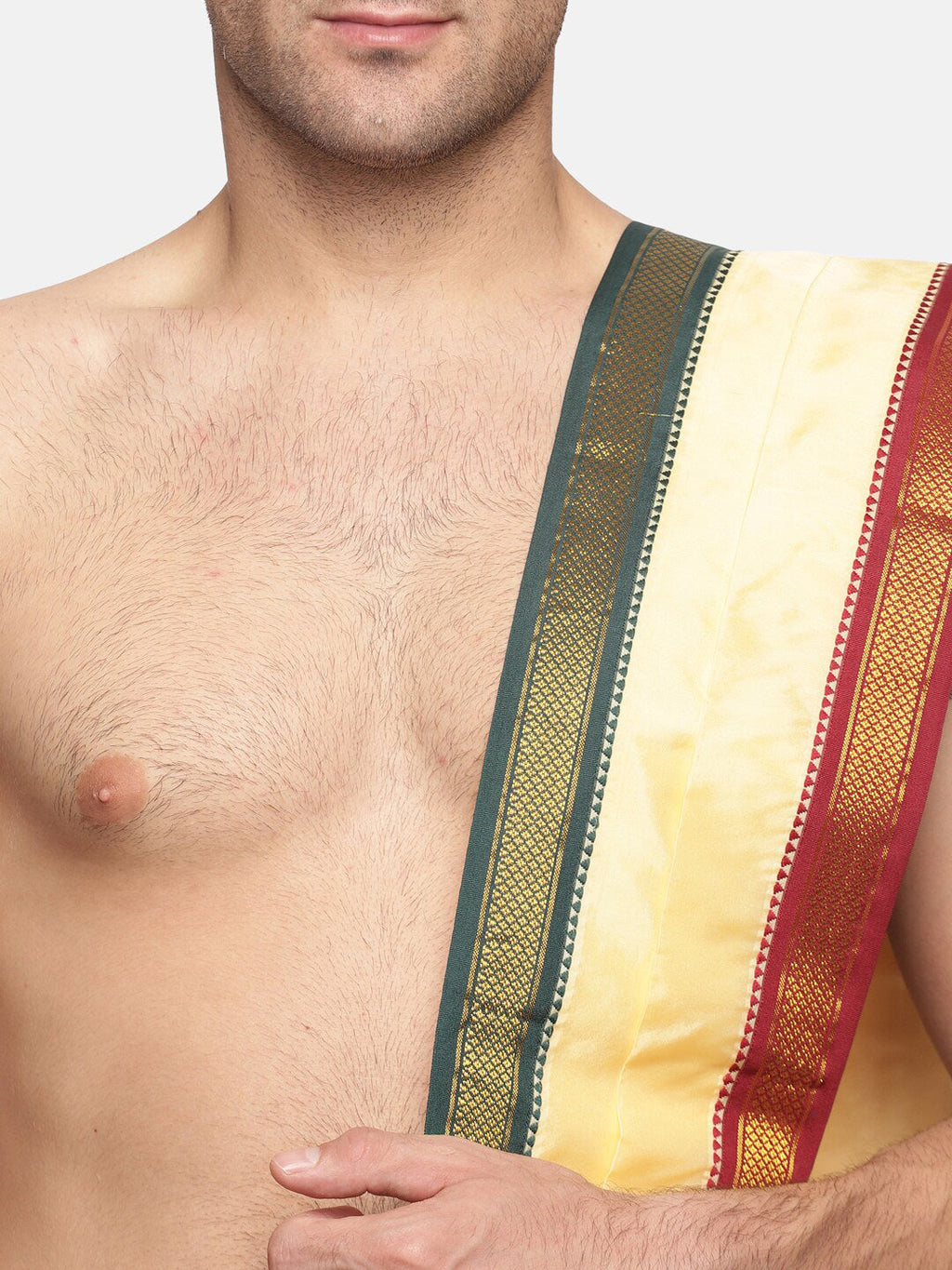 Sethukrishna Men Beige Solid Dhoti Pant - Distacart