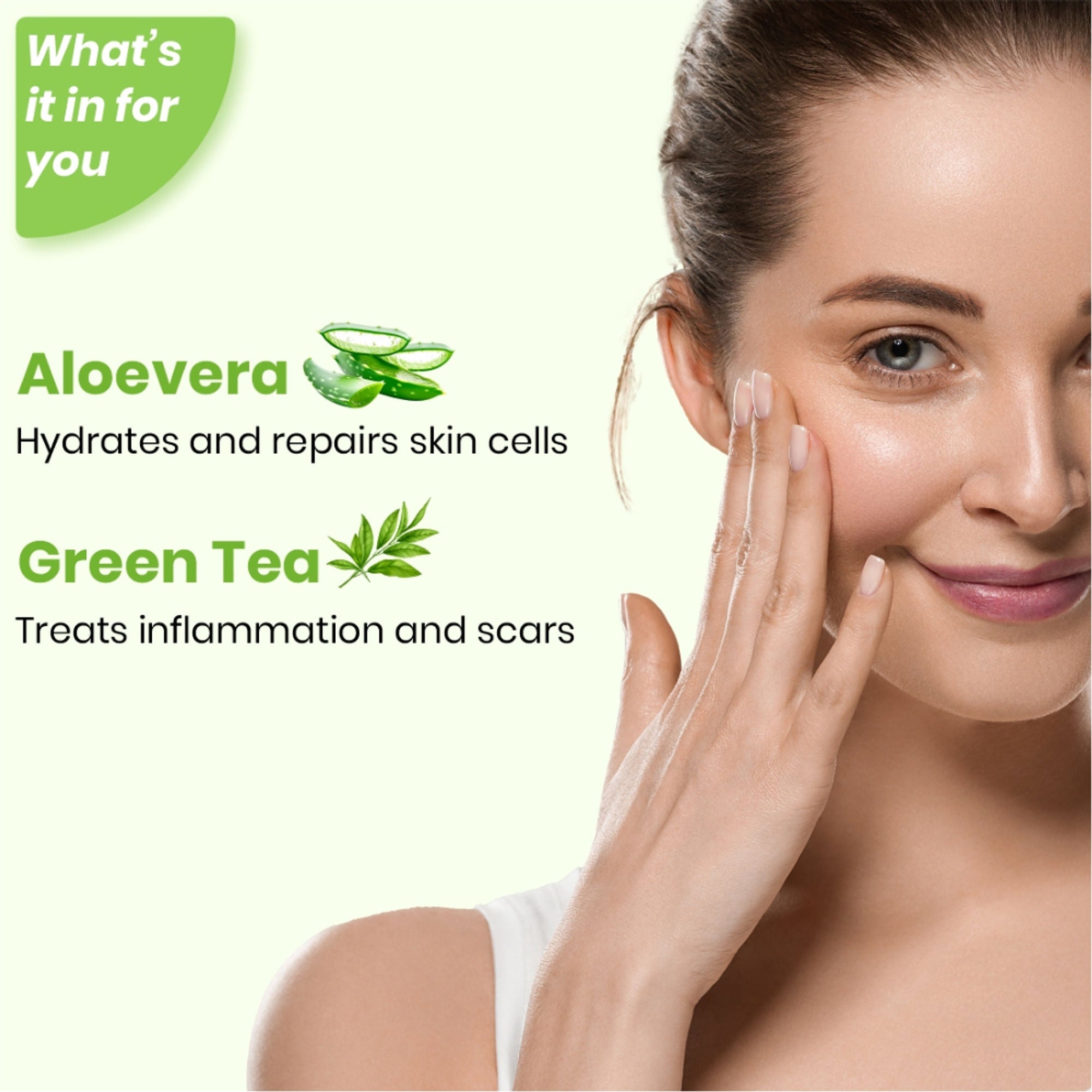 Matt Look Instant Tan Removal With Aloevera & Green Tea