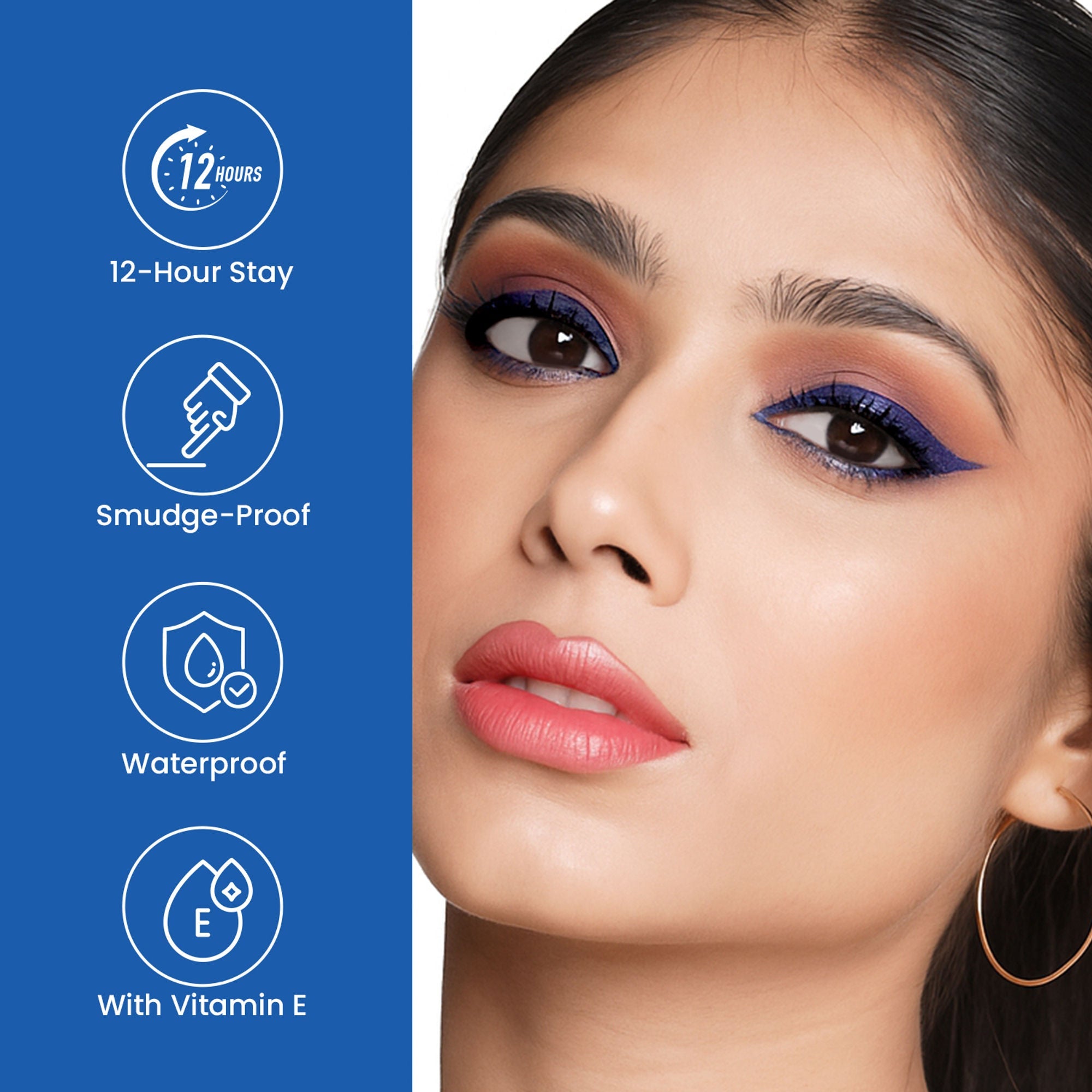 Swiss Beauty Intense Gel Kajal 12-Hour Stay Smudge-Proof with Sharpener - 8904325006926_07pearlywhite - Distacart