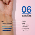Swiss Beauty Intense Gel Kajal 12-Hour Stay Smudge-Proof with Sharpener - 8904325006926_07pearlywhite - Distacart