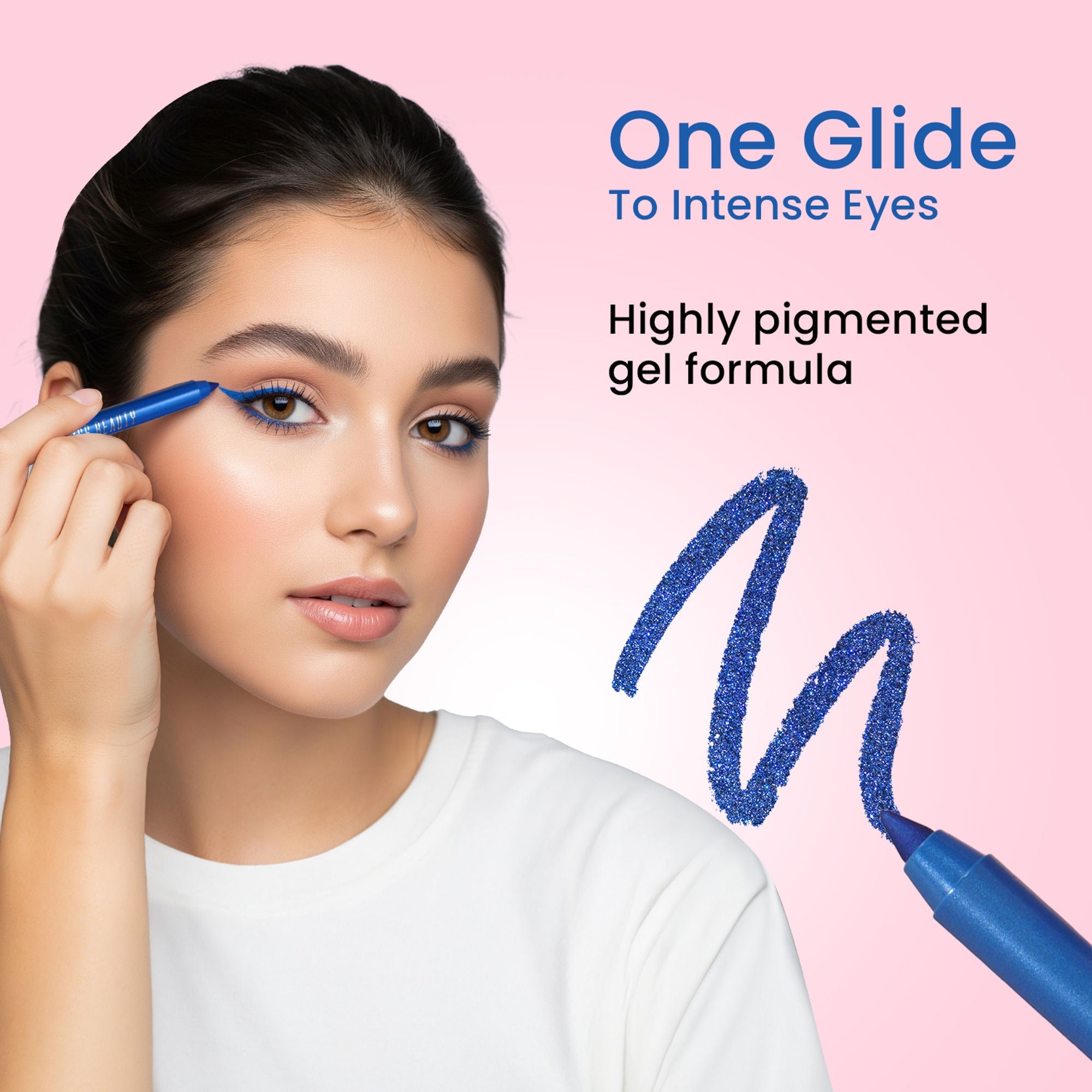 Swiss Beauty Intense Gel Kajal 12-Hour Stay Smudge-Proof with Sharpener - 8904325006926_07pearlywhite - Distacart
