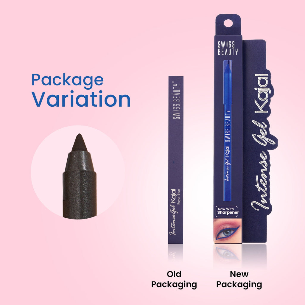 Swiss Beauty Intense Gel Kajal 12-Hour Stay Smudge-Proof with Sharpener - 8904325006926_07pearlywhite - Distacart