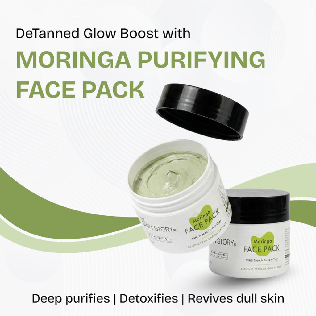 The Skin Story Moringa Face Pack For Deep Cleansing