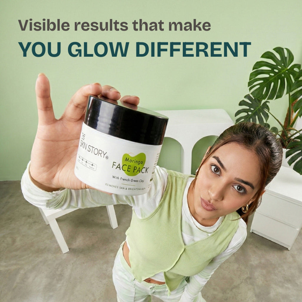 The Skin Story Moringa Face Pack For Deep Cleansing