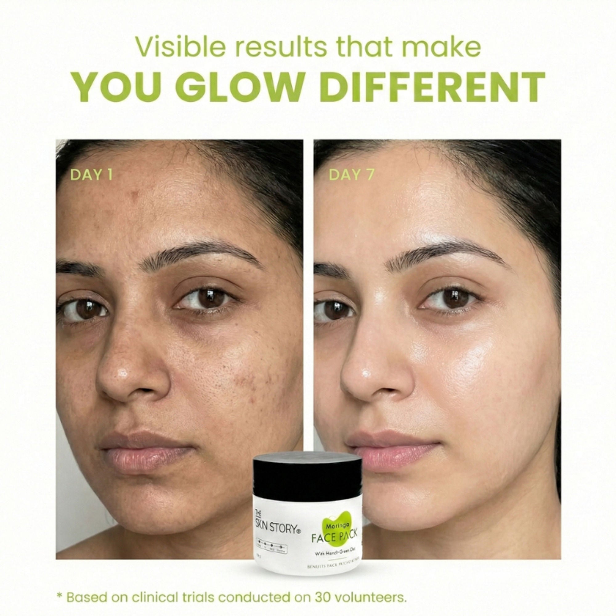 The Skin Story Moringa Face Pack For Deep Cleansing