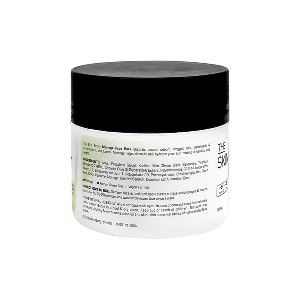 The Skin Story Moringa Face Pack For Deep Cleansing