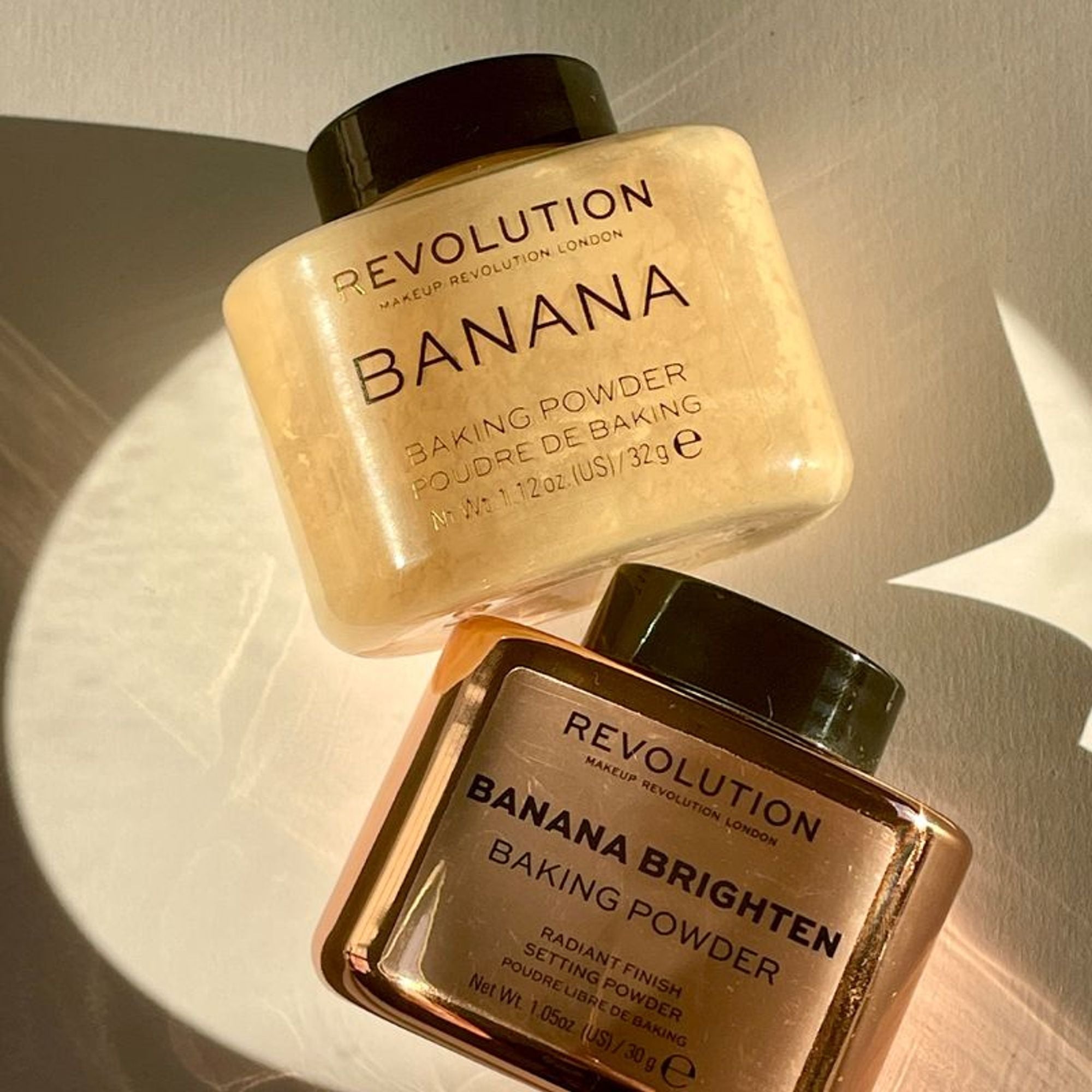 Makeup Revolution Banana Brighten Baking Powder - Yellow - Distacart