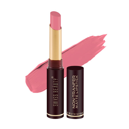 Swiss Beauty Non-Transfer Matte Lipstick - 29 Lilac Blush
