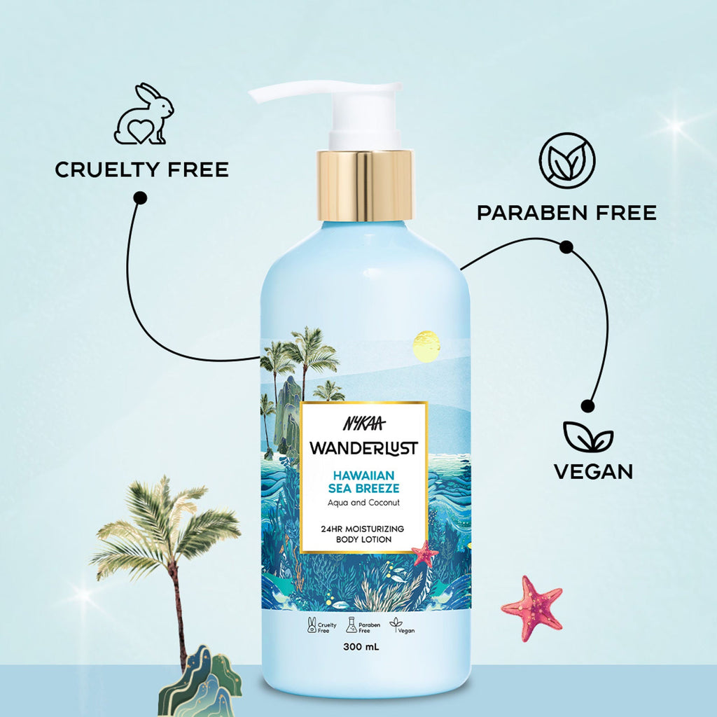 Wanderlust Moisturizing Body Lotion - Hawaiian Sea Breeze