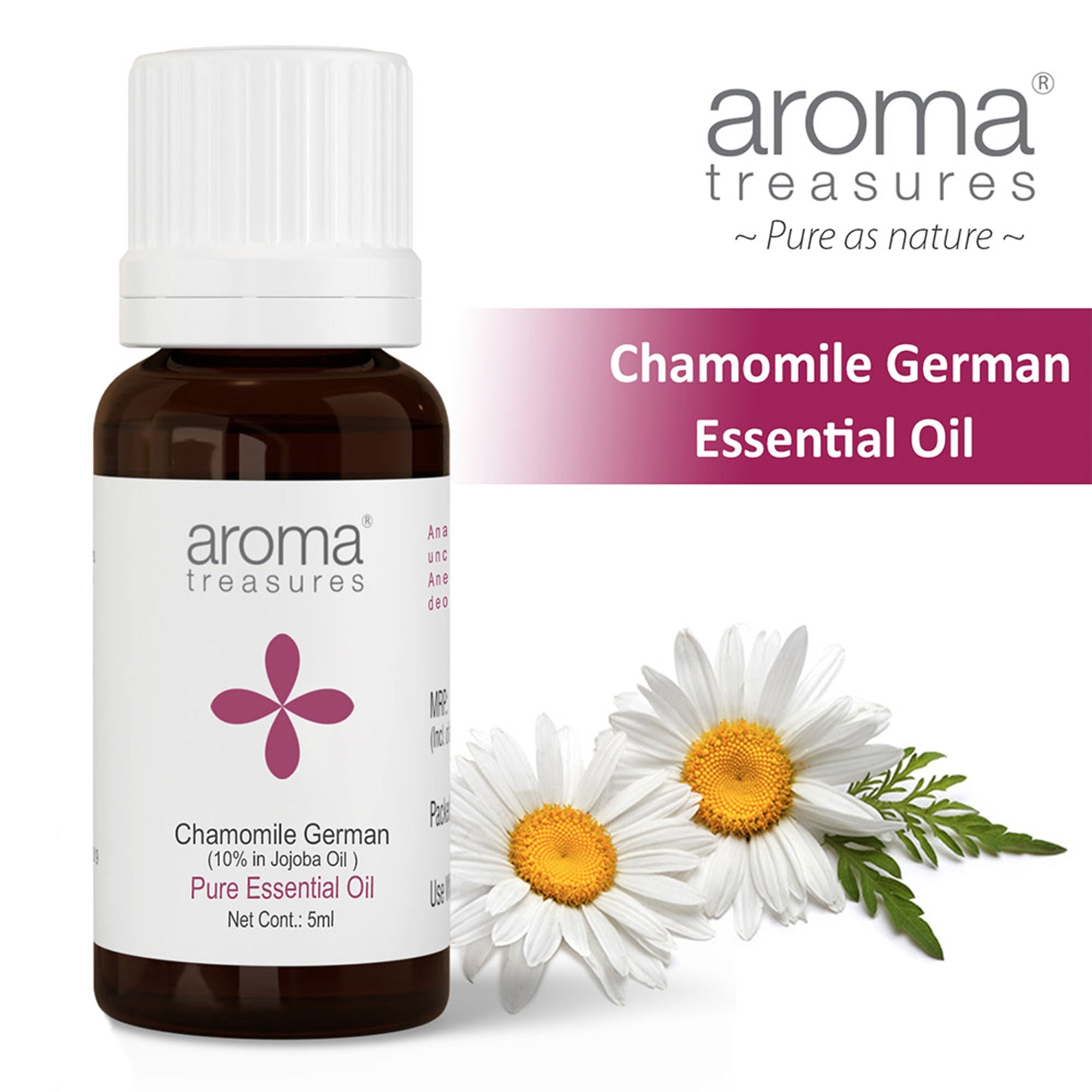 Aroma Treasures Chamomile German Pure Essential Oil