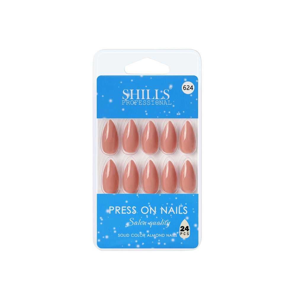 Shills Professional Reusable Press On Nails Almond - SPN624