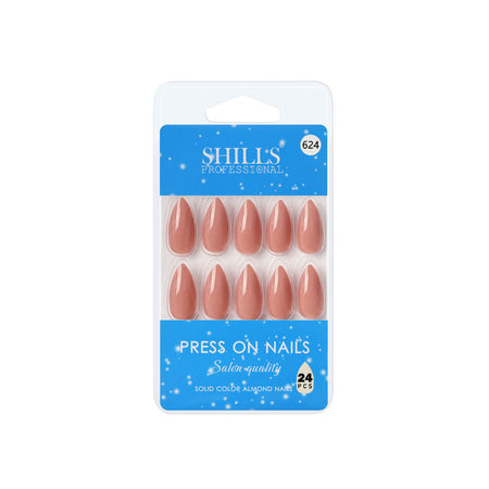 Shills Professional Reusable Press On Nails Almond - SPN624
