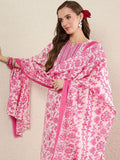 Indo Era Women Floral Printed Kurta with Trousers & Dupatta - Distacart