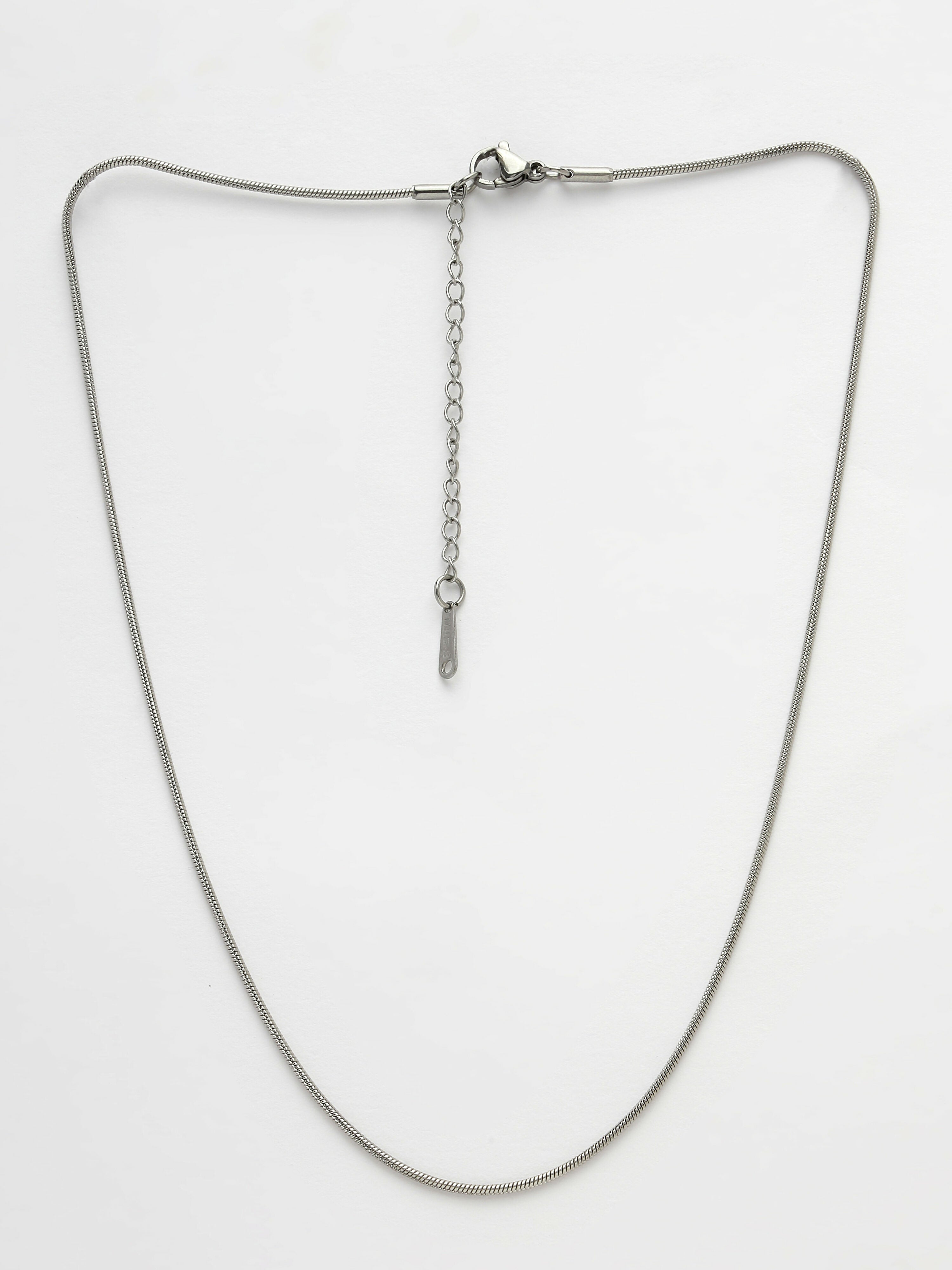 NVR Women's Set of 3 Silver-Toned German Silver Oxidised Chain