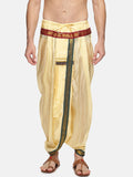 Sethukrishna Men Beige Solid Dhoti Pant - Distacart