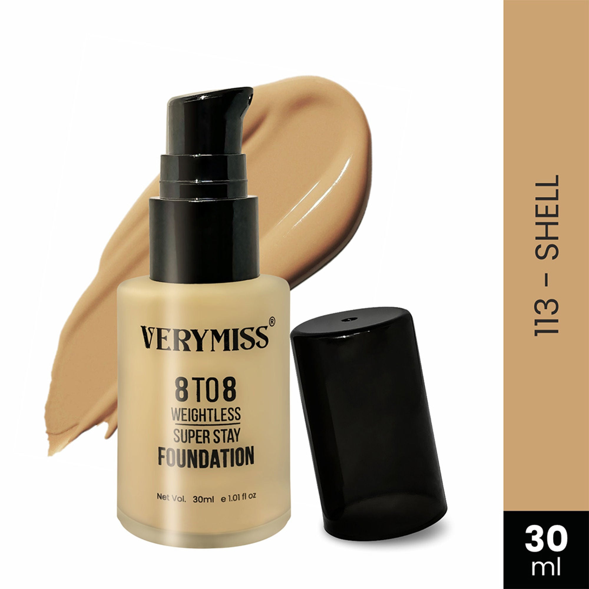 VERYMISS 8 To 8 Weightless Super Stay Foundation - 113 Shell