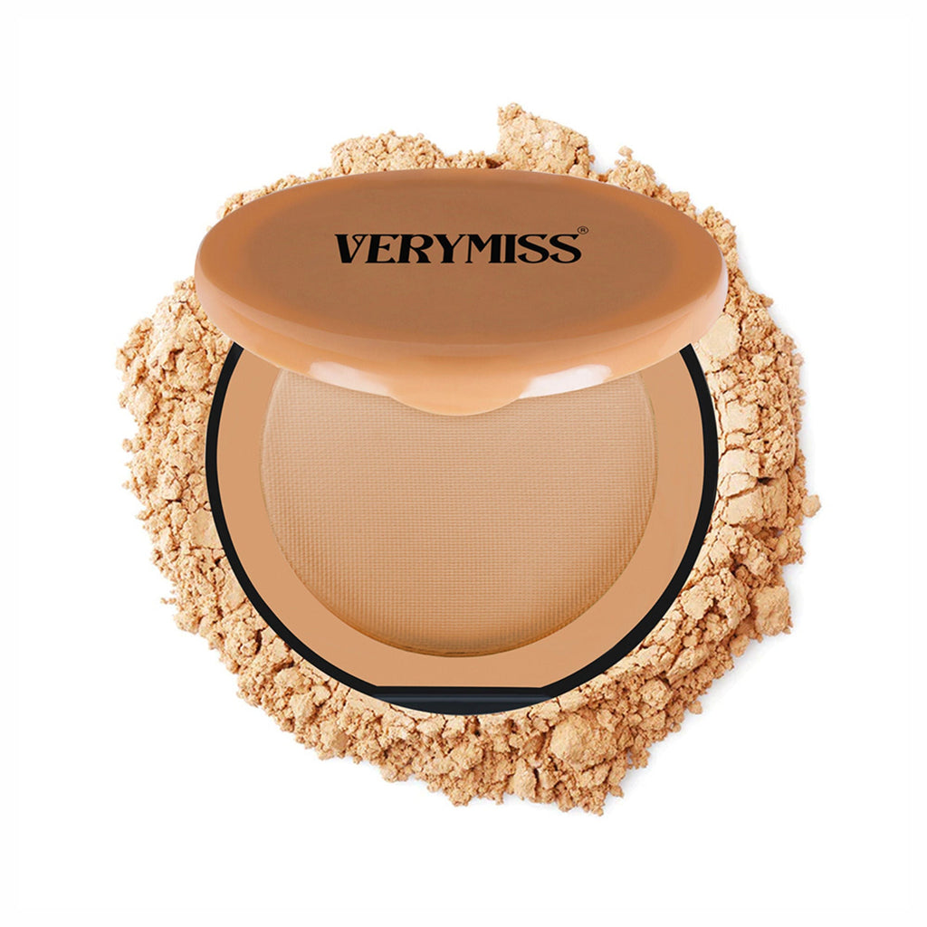 VERYMISS Natural Glow Compact Powder - 02 Light Beige