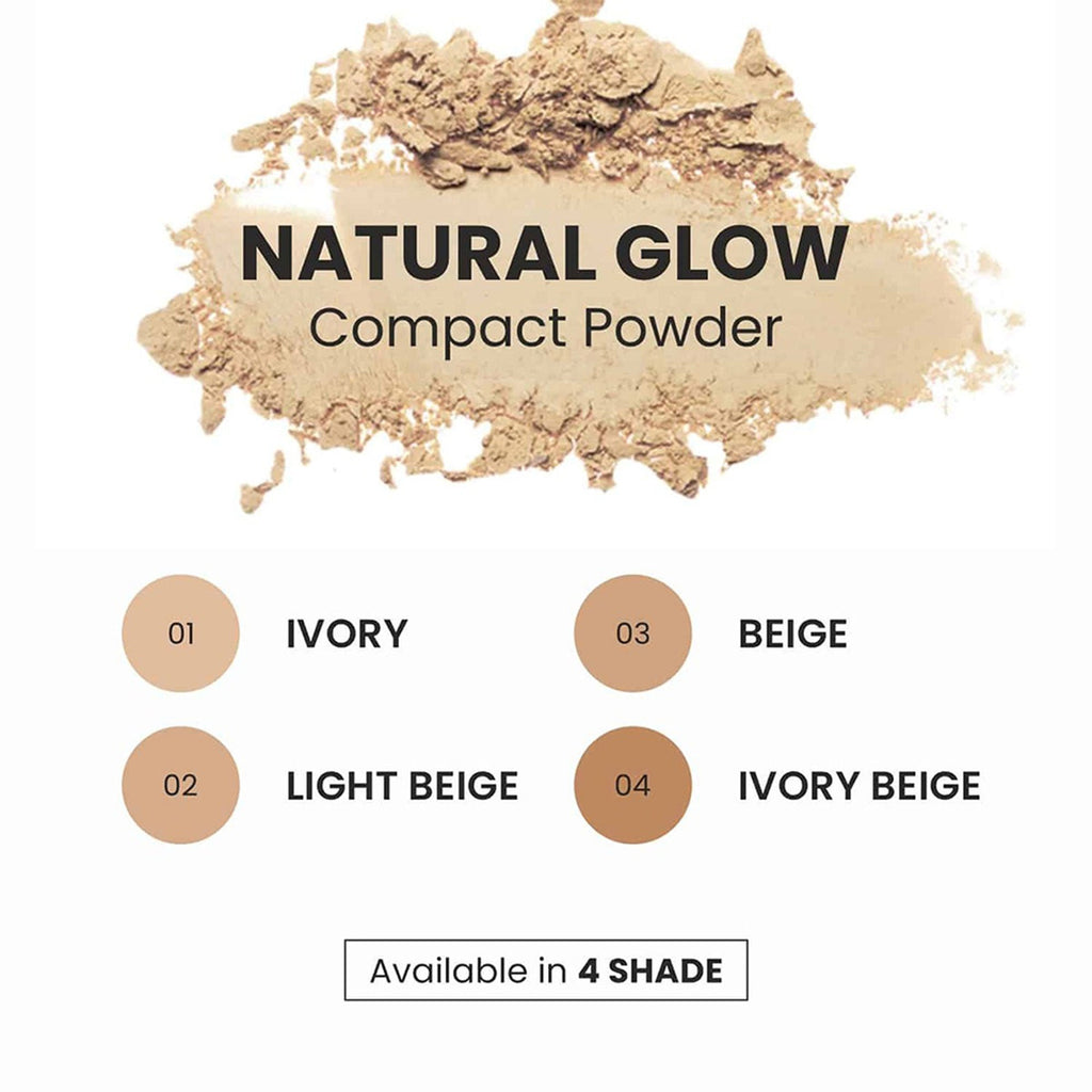 VERYMISS Natural Glow Compact Powder - 02 Light Beige