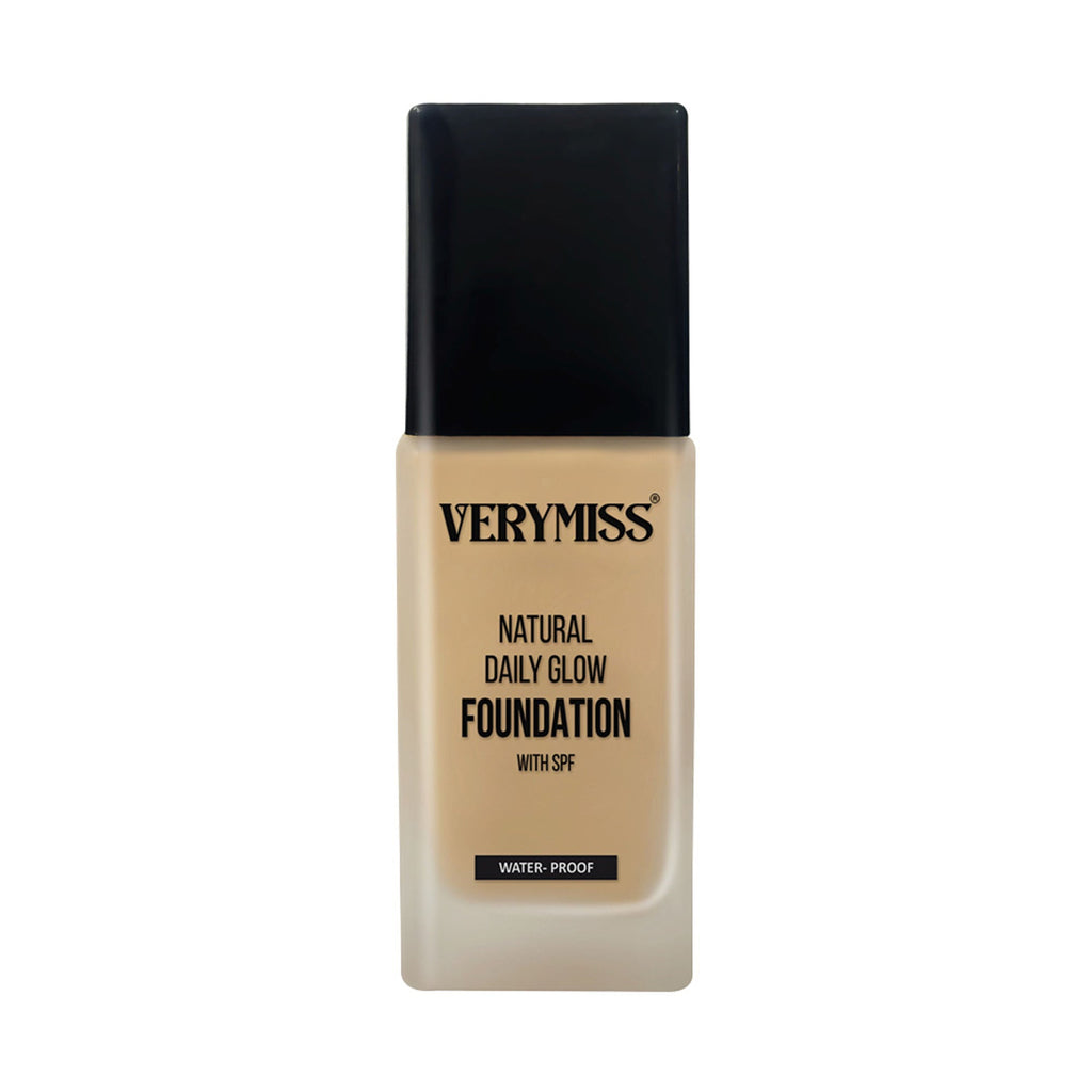 VERYMISS Natural Glow Daily Wear Foundation - 02 Light Beige - Distacart