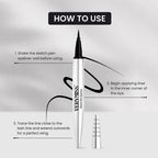VERYMISS Jet Black Sketch Pen Eyeliner