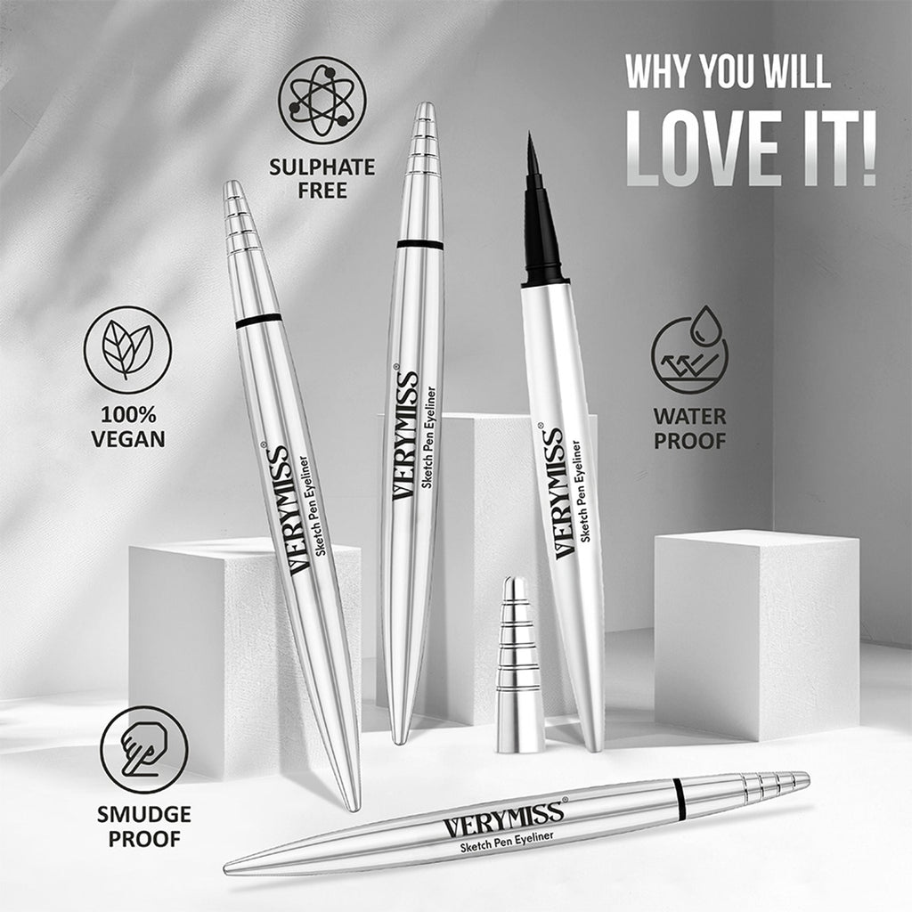 VERYMISS Jet Black Sketch Pen Eyeliner