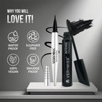 VERYMISS Waterproof Pen Eyeliner + Mascara Combo Set