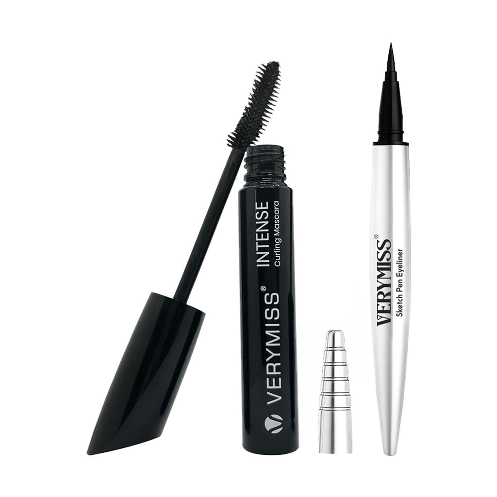 VERYMISS Waterproof Pen Eyeliner + Mascara Combo Set
