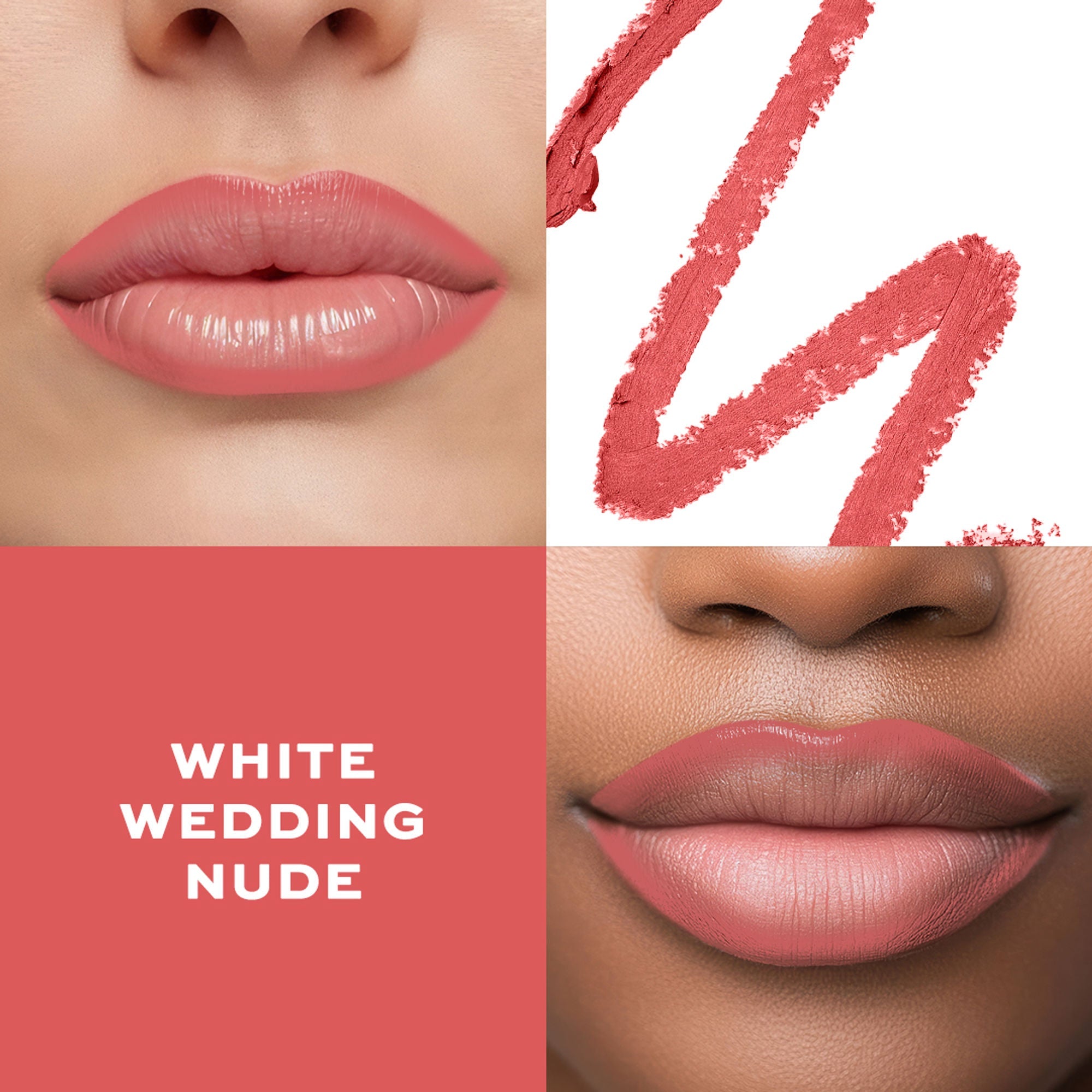 Makeup Revolution Satin Kiss Lip Liner - White Wedding Nude