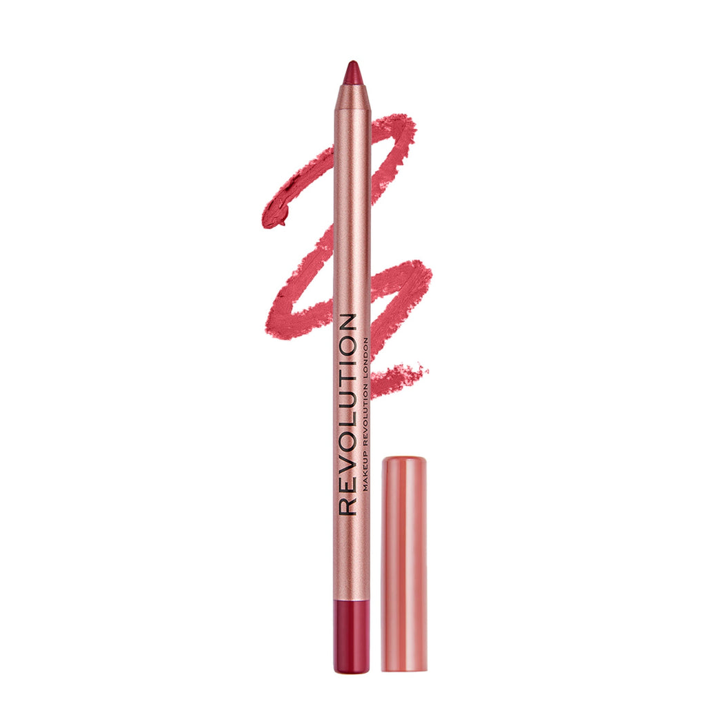 Makeup Revolution Satin Kiss Lip Liner - Muted Red