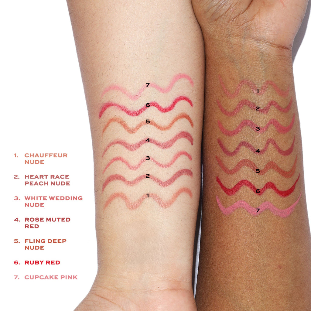 Makeup Revolution Satin Kiss Lip Liner - Fling Deep Nude - Distacart
