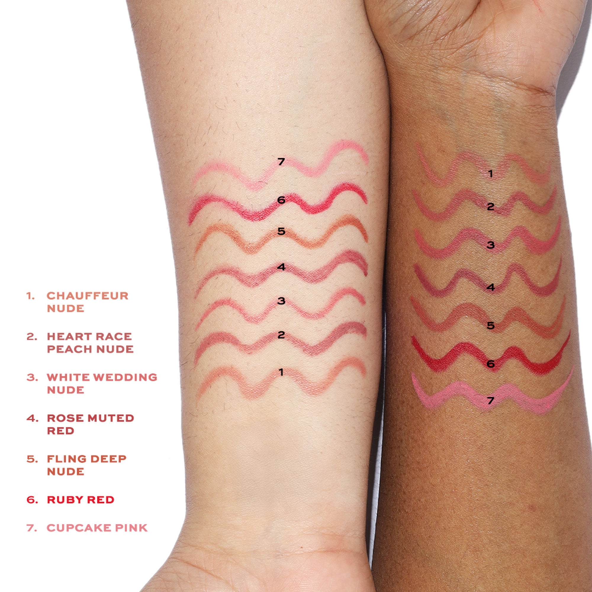 Makeup Revolution Satin Kiss Lip Liner - Fling Deep Nude - Distacart
