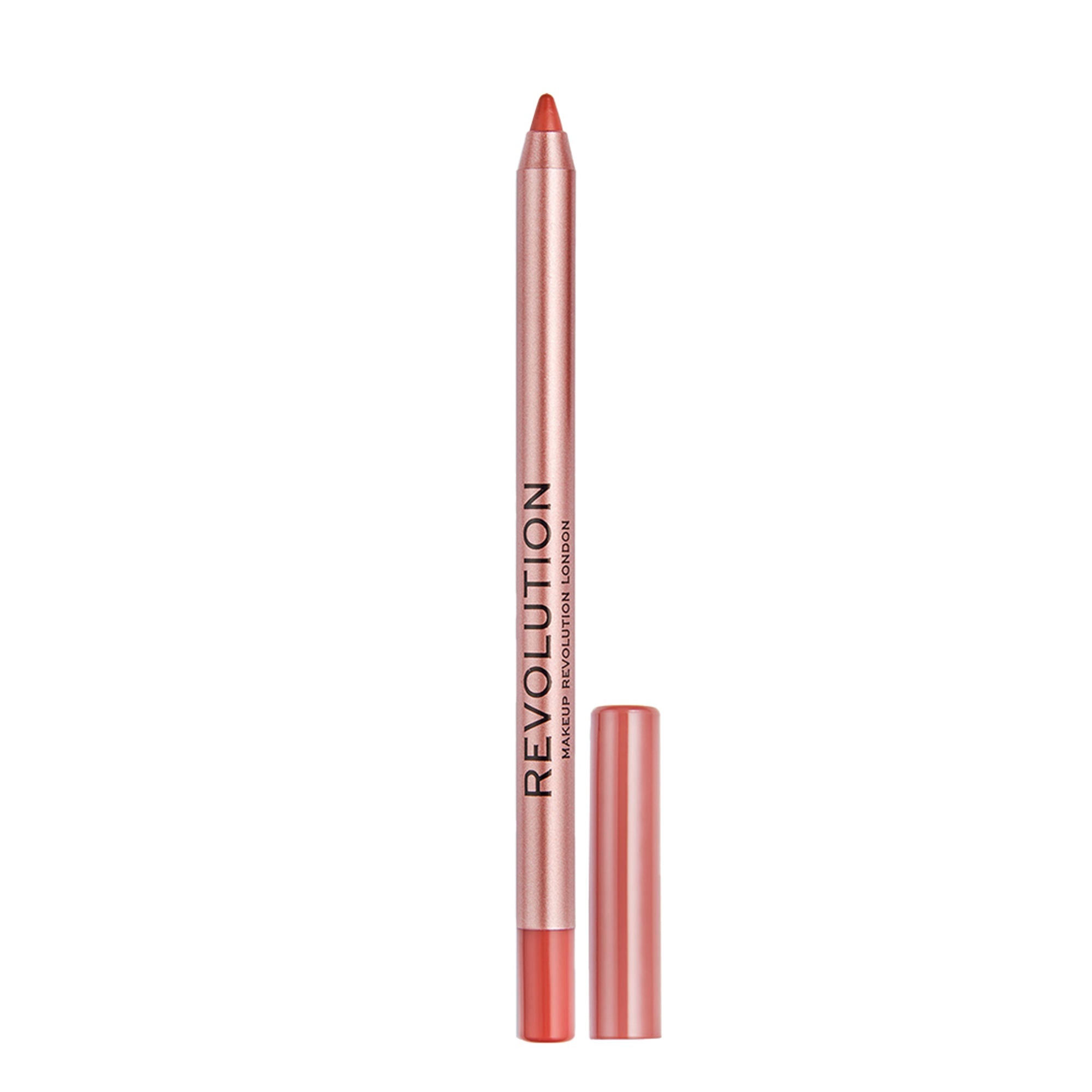 Makeup Revolution Satin Kiss Lip Liner - Fling Deep Nude - Distacart