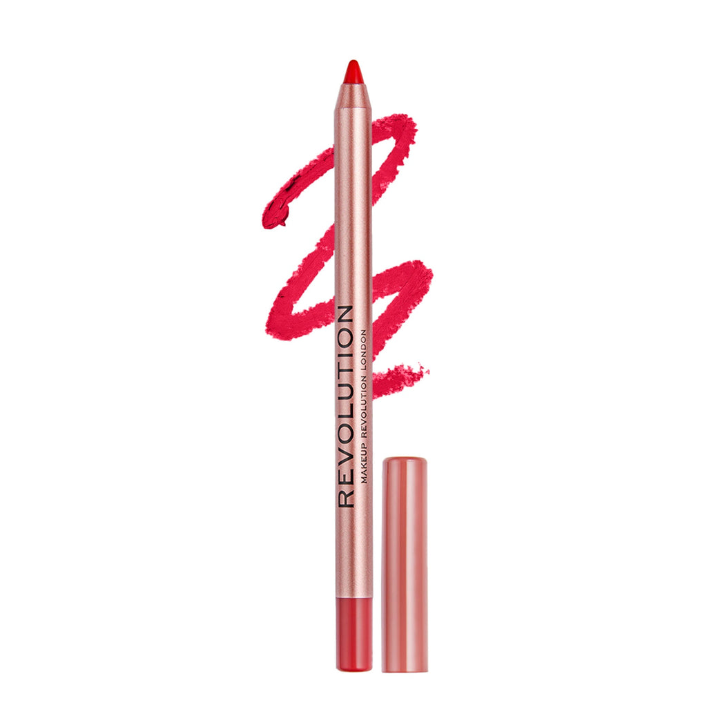 Makeup Revolution Satin Kiss Lip Liner - Ruby Red