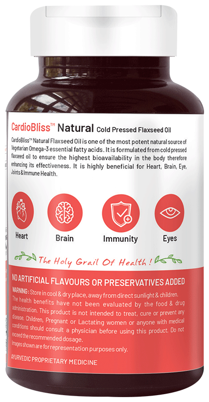 bliss welness flaxseed oil high potency omega 3 softgel capsule 60 each