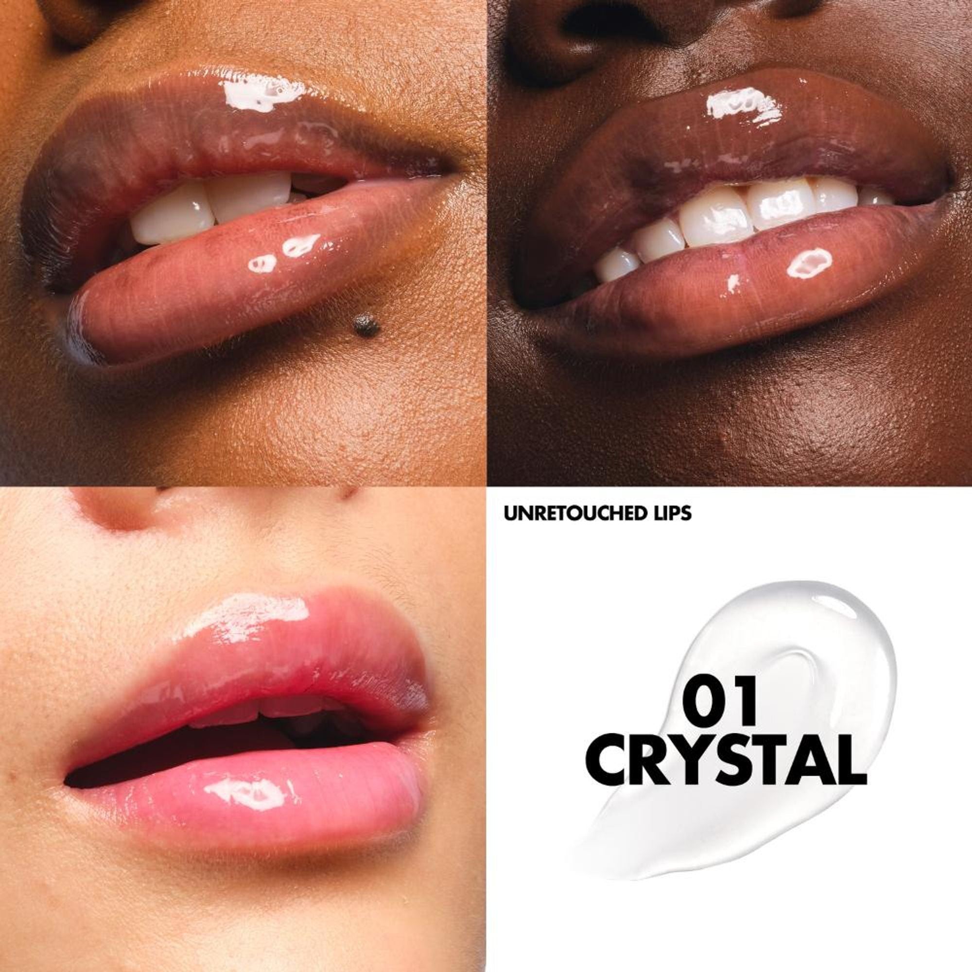 MAKE UP FOR EVER Super Boost Lip Gloss - 01 Crystal