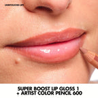 MAKE UP FOR EVER Super Boost Lip Gloss - 01 Crystal