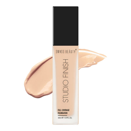 Swiss Beauty Studio Finish Full Coverage Foundation - Ivory Rose