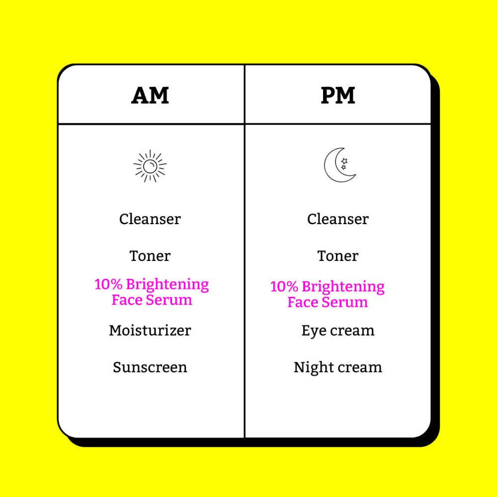 Chemist at Play 10% Vitamin C Skin Brightening Face Serum For Combination Skin