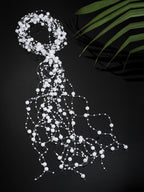 Panash Women White Pearls Embellished Tiara - Distacart