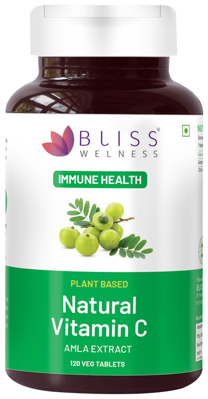 Bliss Welness Immune Health Natural Vitamin C Amla Extract Veg Tablet