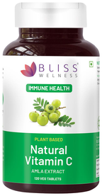 Bliss Welness Immune Health Natural Vitamin C Amla Extract Veg Tablet