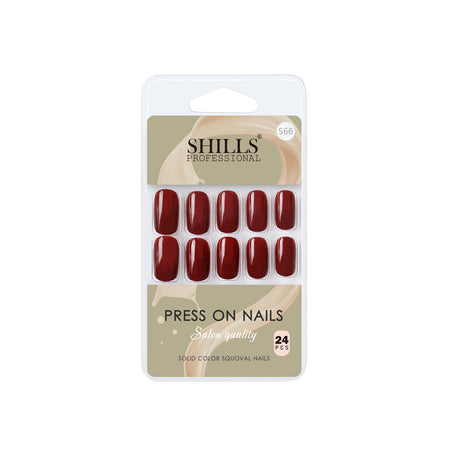 Shills Professional Reusable Press On Nails Square - SPN566