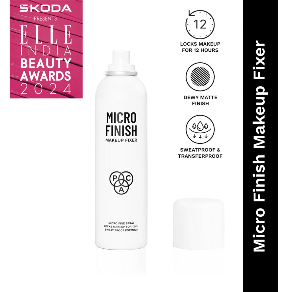 PAC Studio Micro Finish Makeup Fixer Spray - Quick Drying Microfine Mist, Longlasting Sweatproof Formula