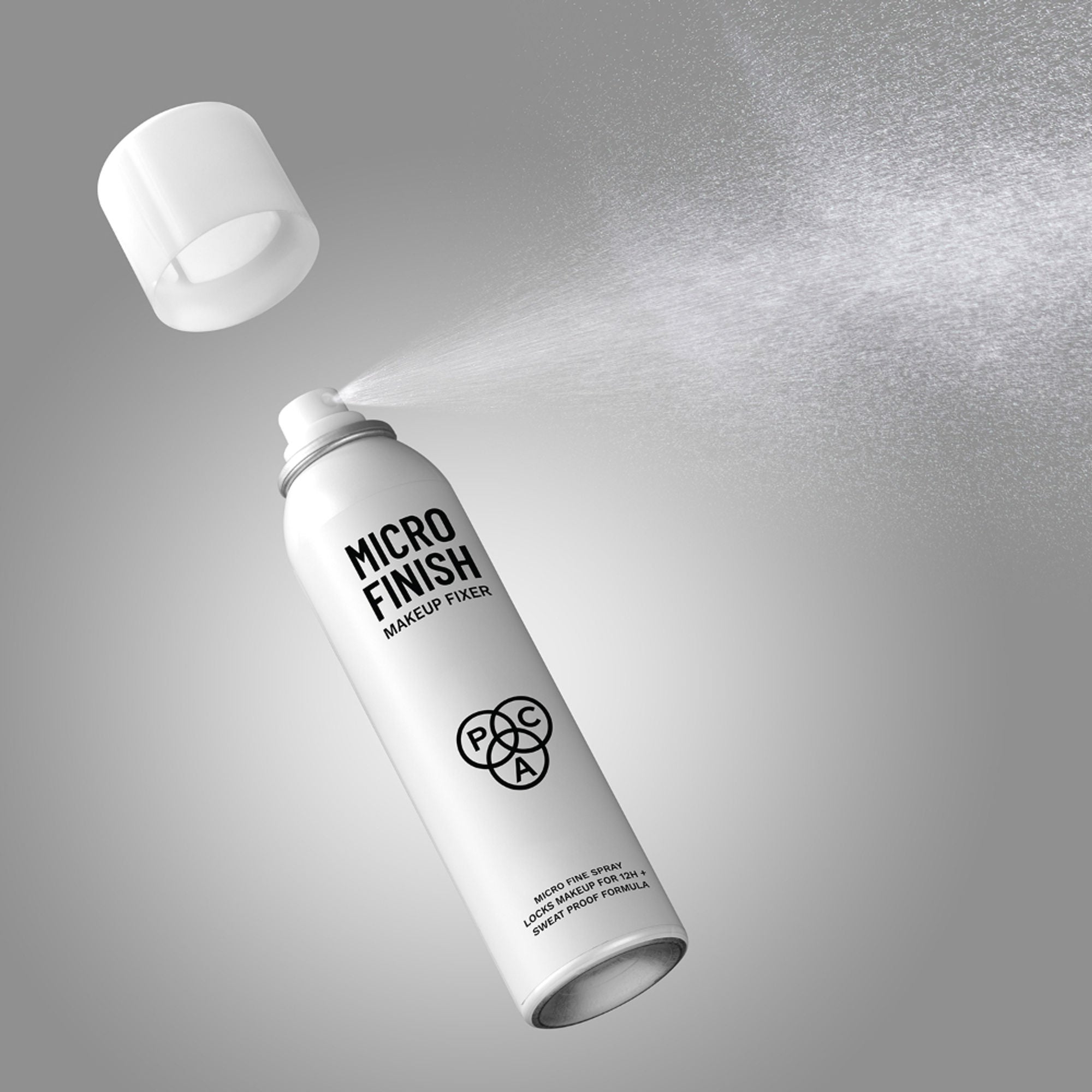 PAC Studio Micro Finish Makeup Fixer Spray - Quick Drying Microfine Mist, Longlasting Sweatproof Formula