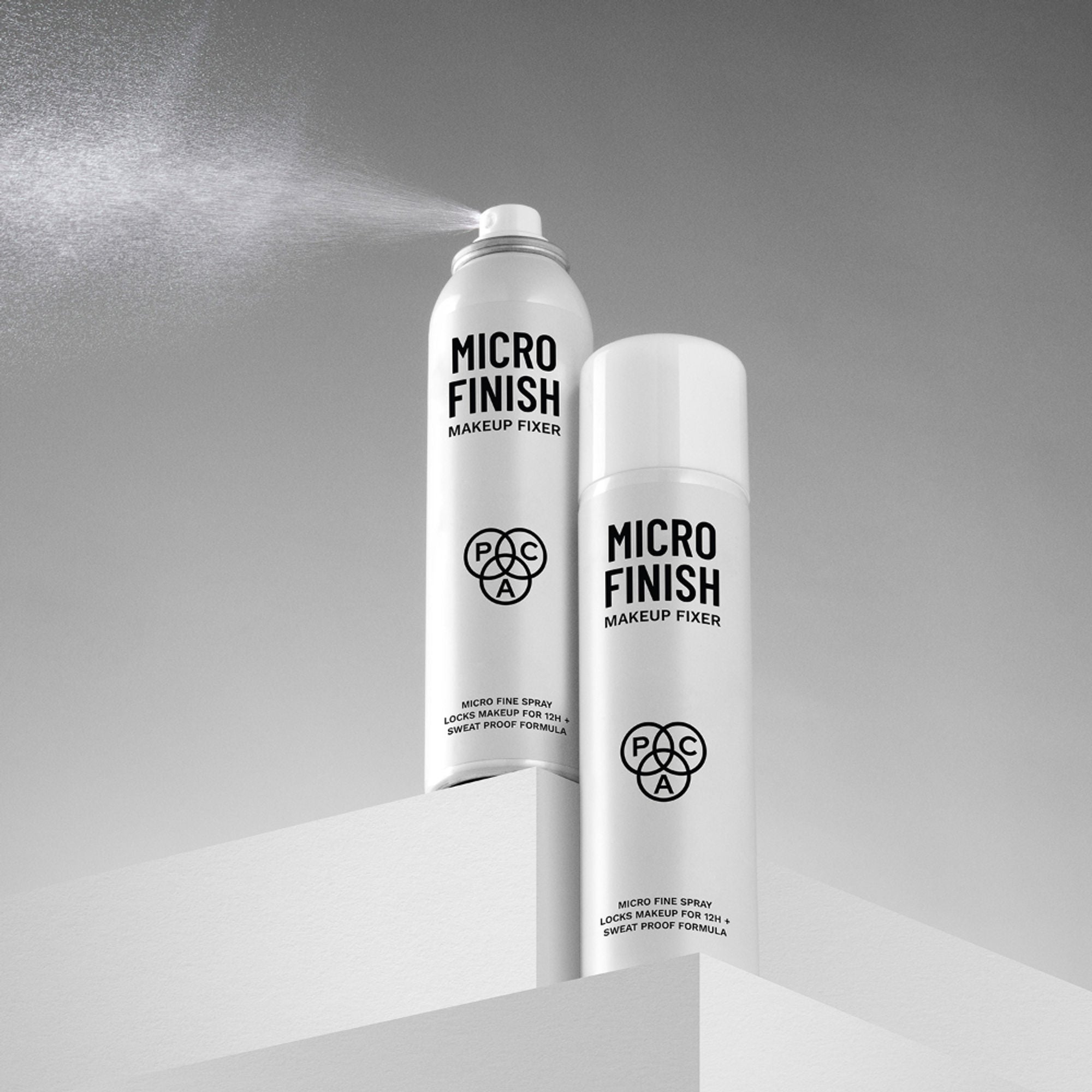 PAC Studio Micro Finish Makeup Fixer Spray - Quick Drying Microfine Mist, Longlasting Sweatproof Formula