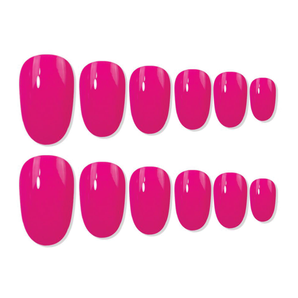 shills professional reusable press on nails oval spn543