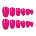 shills professional reusable press on nails oval spn543