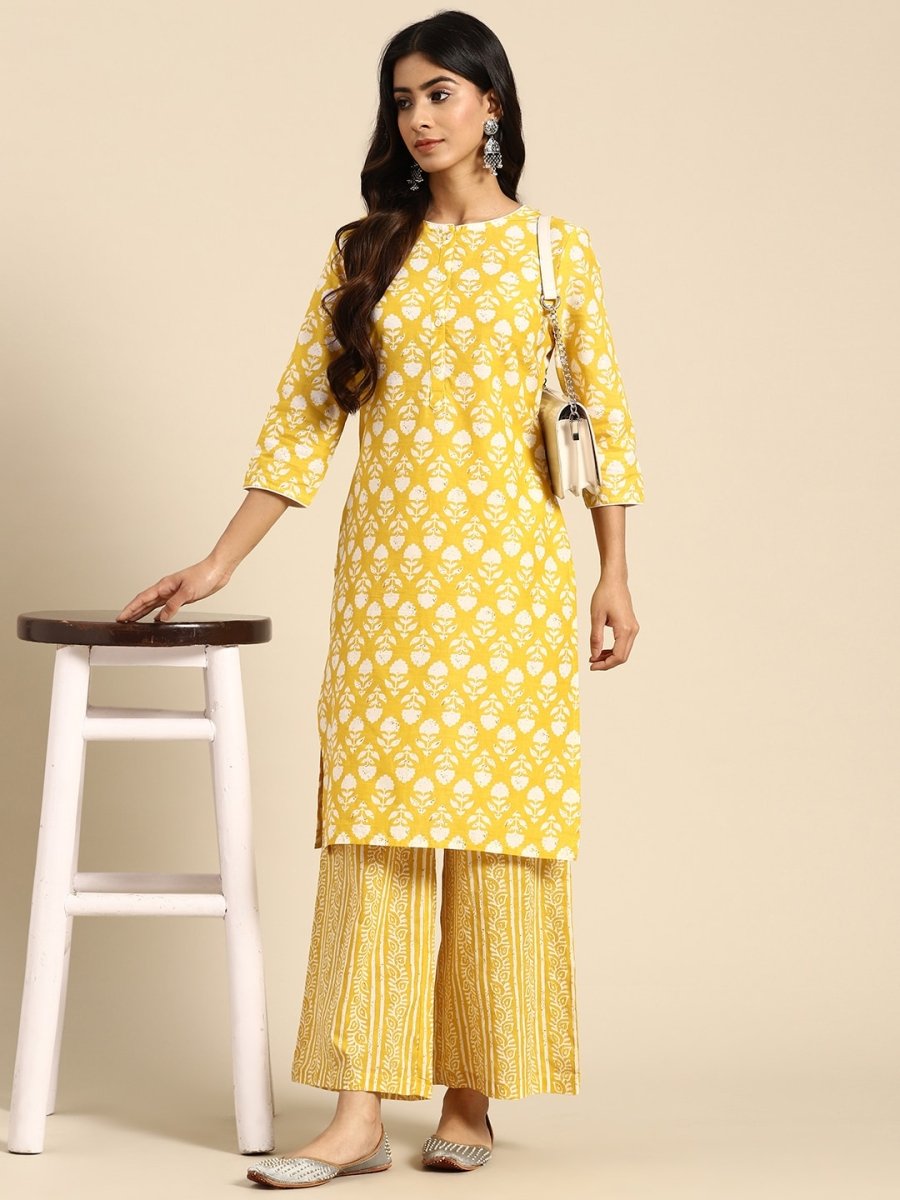 All About You Printed Kurta with Palazzos