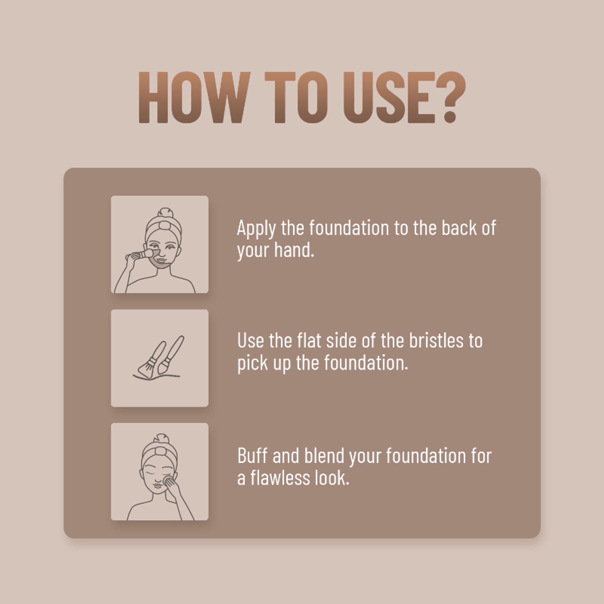 Swiss Beauty Foundation Blender Brush - Distacart